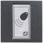 Kontrola vstupu RFID BES RAK bezdotykový elektronický klíč modul tlačítkové tablo TESLA, barva antika stříbrná