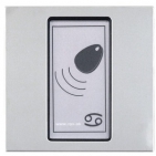Kontrola vstupu RFID BES RAK bezdotykový elektronický klíč modul tlačítkové tablo TESLA, barva nerez inox