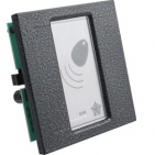 Kontrola vstupu RFID BES KARAT bezdotykový elektronický klíč čtečka 125 kHz modul tlačítkové tablo TESLA, barva antika stříbrná